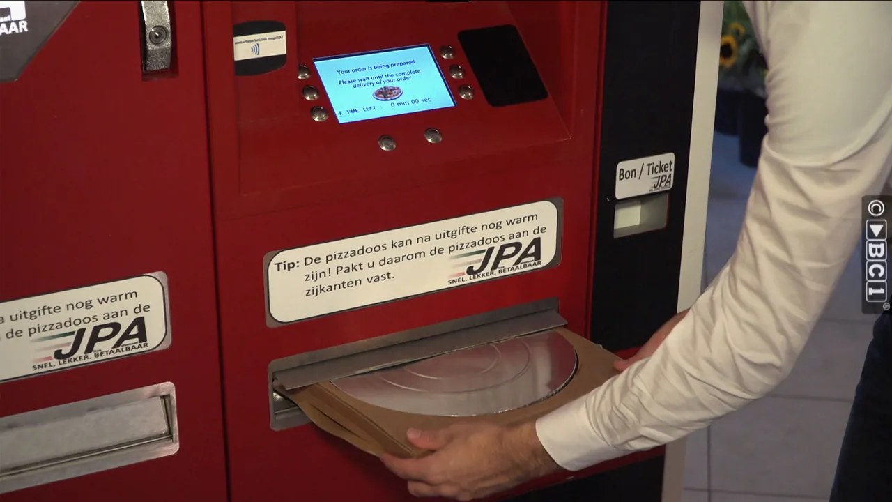 Jordi’s pizza automaat straks ook op NS stations?