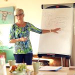 Om meer mensen kennis te laten maken met Repairing Balance geeft Elly workshops